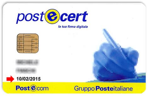 smart card postecert|Firma Digitale PosteItaliane.